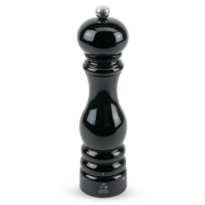 Peugeot Paris Icone Salt Mill/Grinder, 9" H x 2.32" W x 2.32" D, Black
