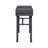 Metal Vanity Desk With One Drawer, Gunmetal-1208836212