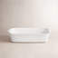 Pearl Rectangle Stoneware Baker