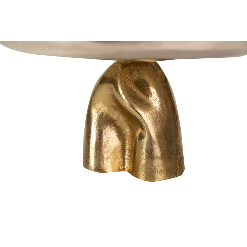 Aluminum Tray, Silver/Gold