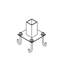 3" H Pier Mount Base-134843230