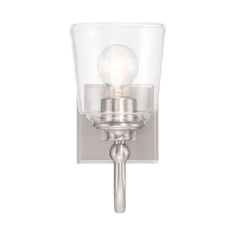 Applique murale 1 litre Breakwater Bay Ahmil, Nickel brossé