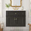 Meuble-lavabo mural de 61 cm avec tiroir basculant-614029143-614029147