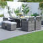8 - Person Patio Dining Set Square Table