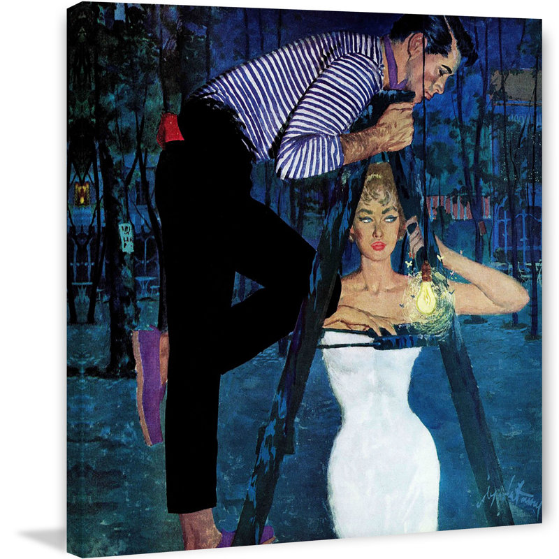 Gigilo by Coby Whitmore - Painting on Canvas, 24" H x 24" W