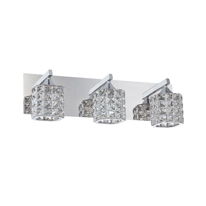 Luminaire pour meuble-lavabo Kendall Shimer, 3 lumières, H 6 po x l 20 po x P 6 po