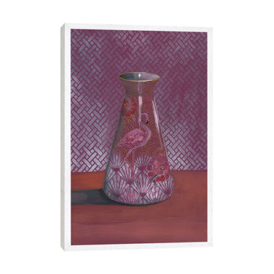 Flamingo Vase 1 Piece Painting on Canvas