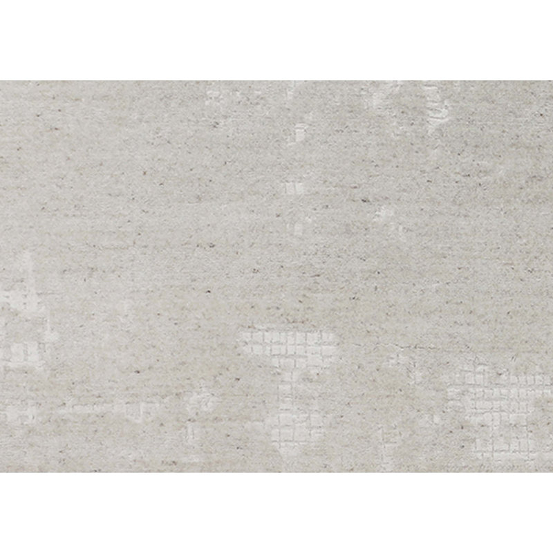 Tapis beige noué à la main de haute qualité, Rectangle 6 pi x 9 pi