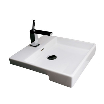Plain 17.7'' L Bathroom Sink