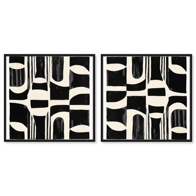 Ensemble de motifs noirs II