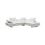 Canapé modulaire en cuir véritable l 114 po Hugo-20869726-20869733