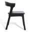 Chaise en bois et cuir Carper-70605908
