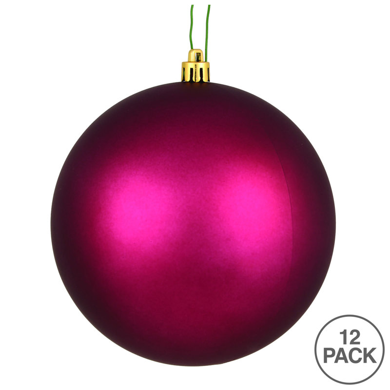 Babiole incassable, H 2,75 po x l 2,75 po x P 2,75 po, Rouge baie mat