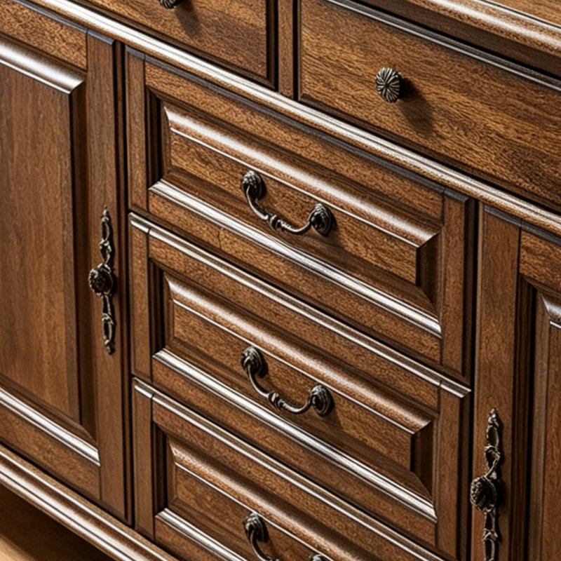 Buffet haut de gamme en bois massif