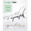 Chaises longues d'extérieur inclinables avec rangement (ensemble de 2)-414458392