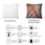 Détail d'un mur dans une mine de sel potassique - Coussin décoratif imprimé moderne-405840549