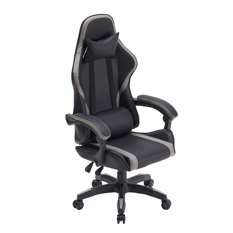 Fauteuil de jeu, Gris/noir