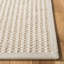 Tapis rayé en jute / sisal / laine ivoire Lynde-1428393146