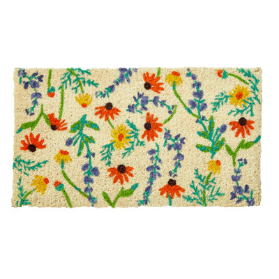 Field Flower Coir Door Ma