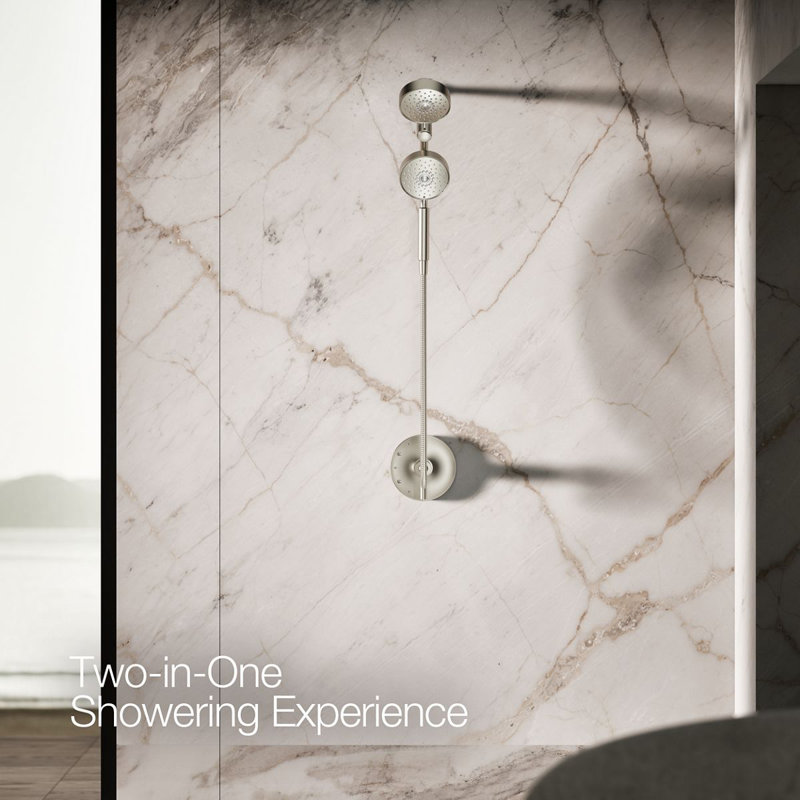 Purist® 2.5 GPM 2-In-1 Multifunction Shower Combo Kit, Vibrant Brushed Nickel