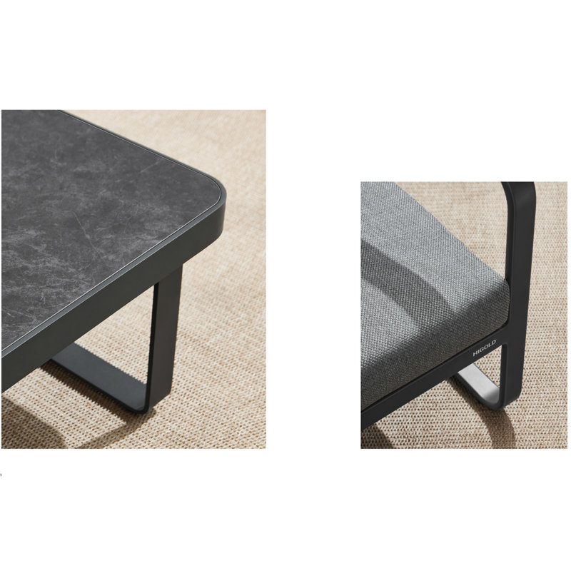 Aller Outdoor 4 - Piece Conversation Set