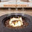 Czinege Round Concrete Propane Fire Pit Table-1543104982