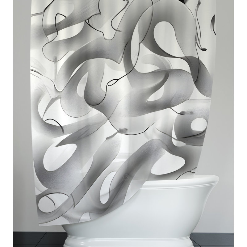 Rideau de douche Cynarra, H 93 po x l 70 po