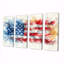 «Dolene - USA Wall Art», art mural traditionnel sur toile, 4 pièces-943059817