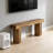 Thick Wood Leg Console Table
