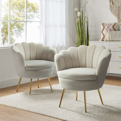Velvet Barrel Chair