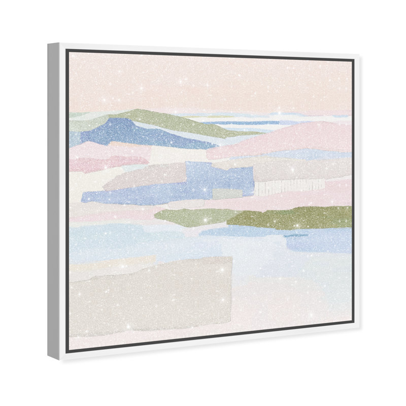 Pastel Haze Print by Oliver Gal, 41" H x 41" W, White Floater Frame