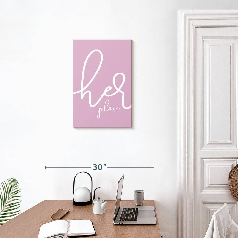 Kema Her Place - rose, H 24 po x l 16 po