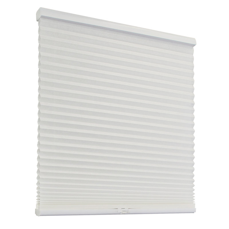 Semi-Sheer Cellular Shade, Gray, 20.75"W x 48"L
