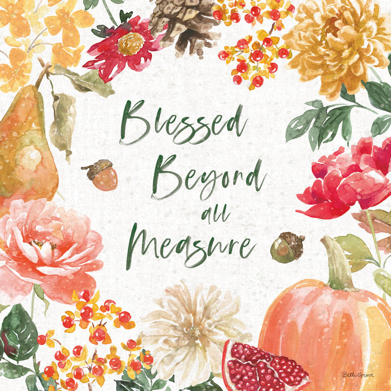 Harvest Bouquet III 1 Piece Wrapped Canvas Painting, 122cm H x 122cm W