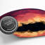 Flaming Skies in Abstract Cushion with Filling-56872528