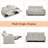 Modern 82" Wide Minimalist Power Reclining Sofa, Fabric Couch With USB Charging Port-87944521