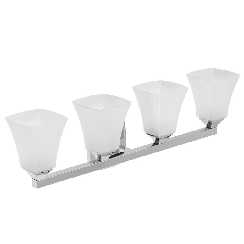 Moen Voss 4-Light Vanity Light, Chrome, 4