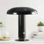 Lampe de table champignon contemporaine intégrée rechargeable en fer de style bohémien 11 po Writer Writer, jaune-328247748
