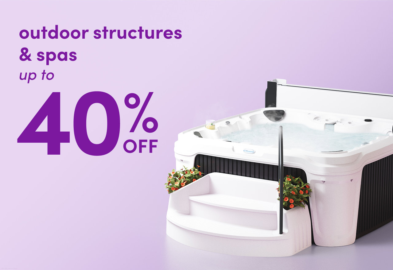 outdoor structure & spa clearance