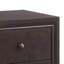 Table de chevet pratique à 2 tiroirs avec rangement