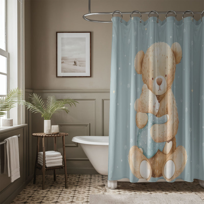 Rideau de douche Mom Cub - Premium, H 74 po x l 71 po