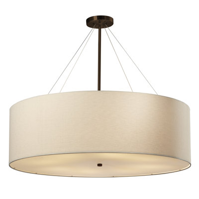 Aoko Shaded Drum Chandelier