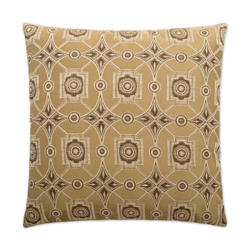 Gris Square Pillow Cover & Insert, Oyster, 24"H x 24"W