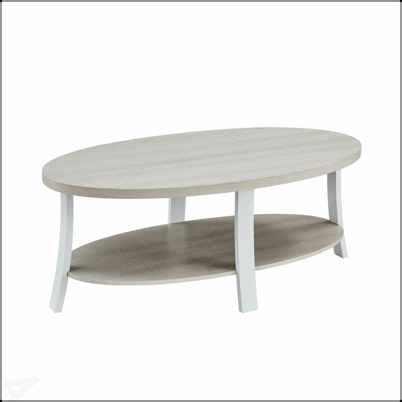 Table basse Anze, Blanc, Blanc