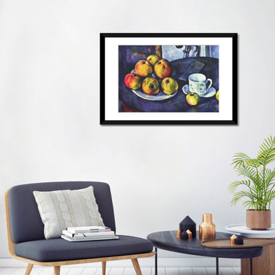 « Still Life with Apples » par Paul Cezanne, reproduction d'art sur toile tendue