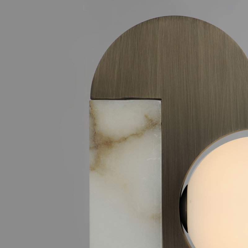 New Age Table Lamp, Brushed Bronze