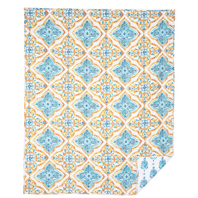 Schneck Terrace Medallion Cotton Throw