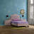 Pink 2-Drawer Nightstand
