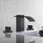 3 Hole Waterfall Bathroom Faucet, 8 Inch Widespread Bathroom Sink Faucet-65462625