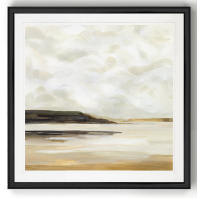 «Lika Cloudy Coast I» par Victoria Borges, reproduction d'art sur toile encadrée